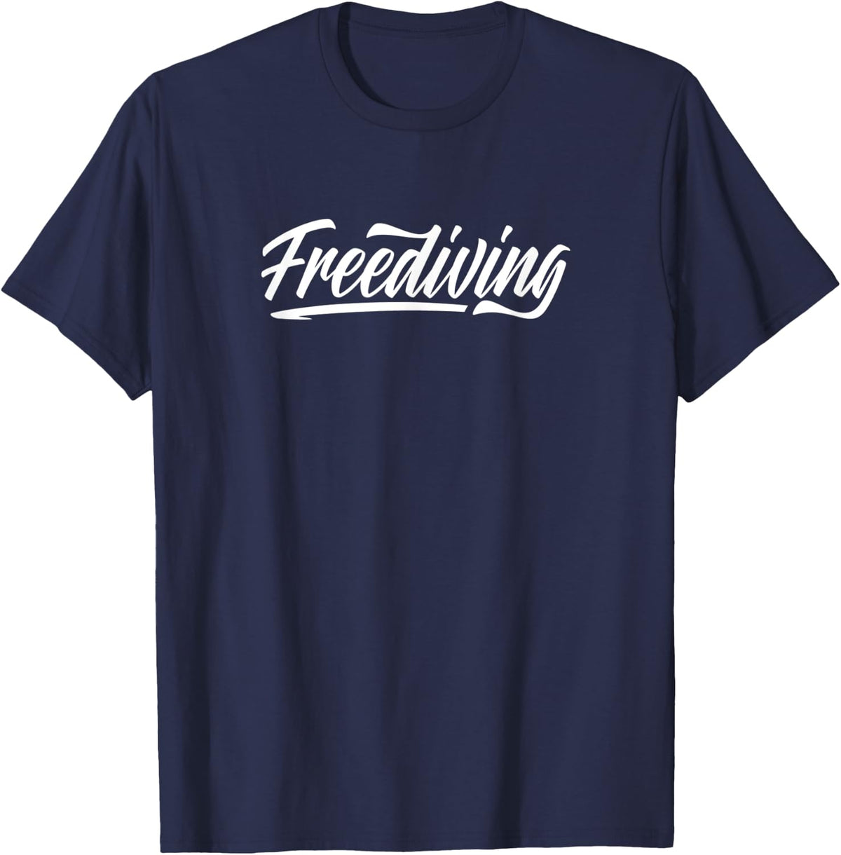 Free diving Freediver Freedive Freediving T-Shirt - Navy Blue