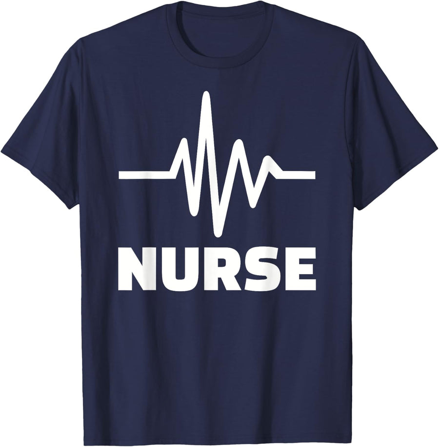 Nurse frequency T-Shirt - Navy Blue