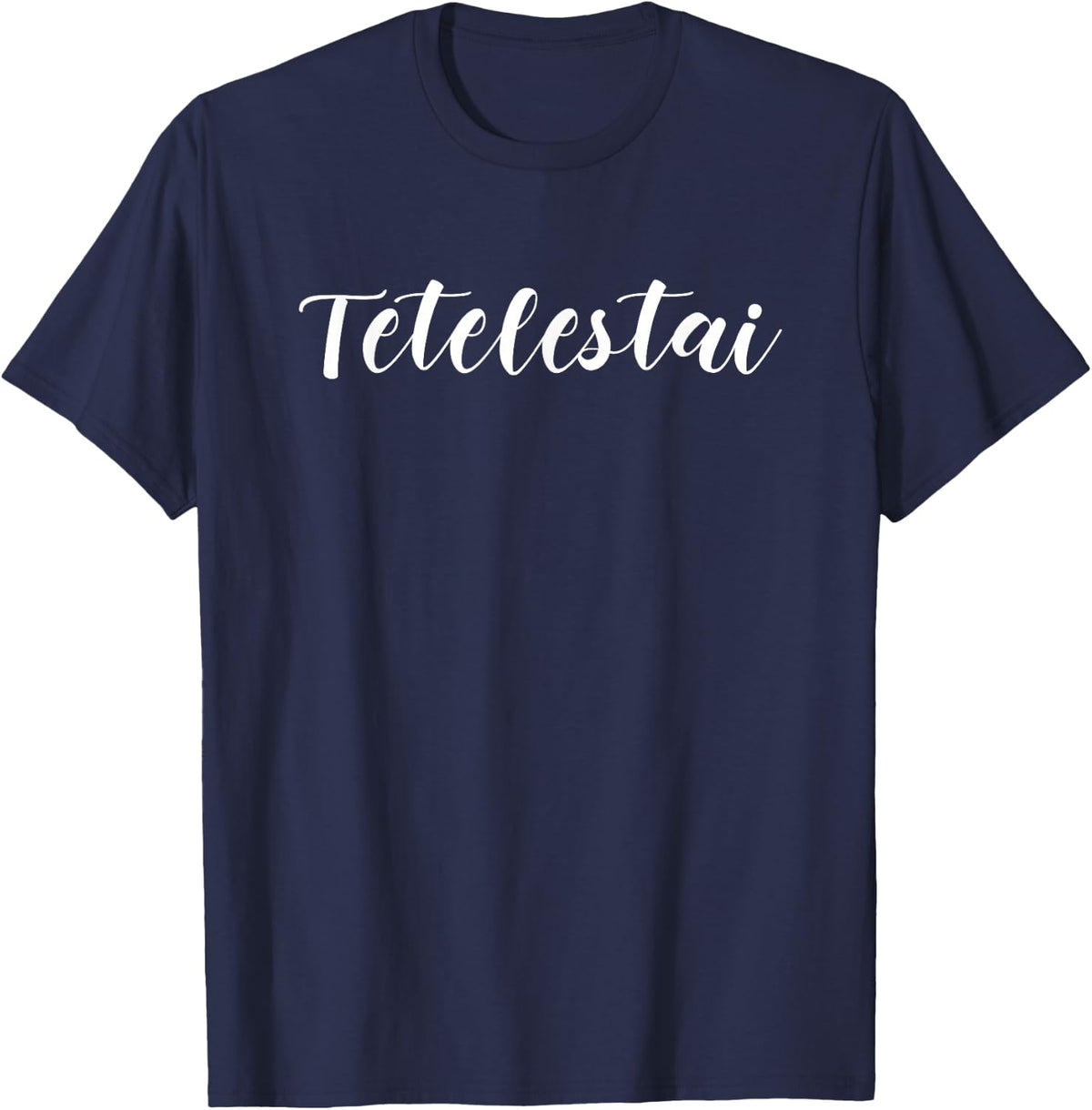 Tetelestai shirt, Evangelism Shirt, It Is Finished Religious T-Shirt - Navy Blue