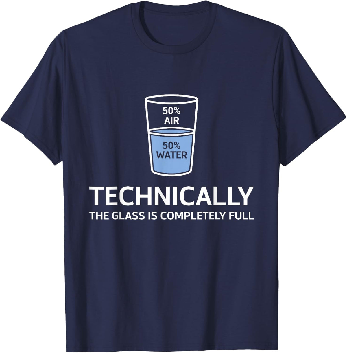 Physics Nerd Funny Gifts Scientist T-Shirt - Navy Blue