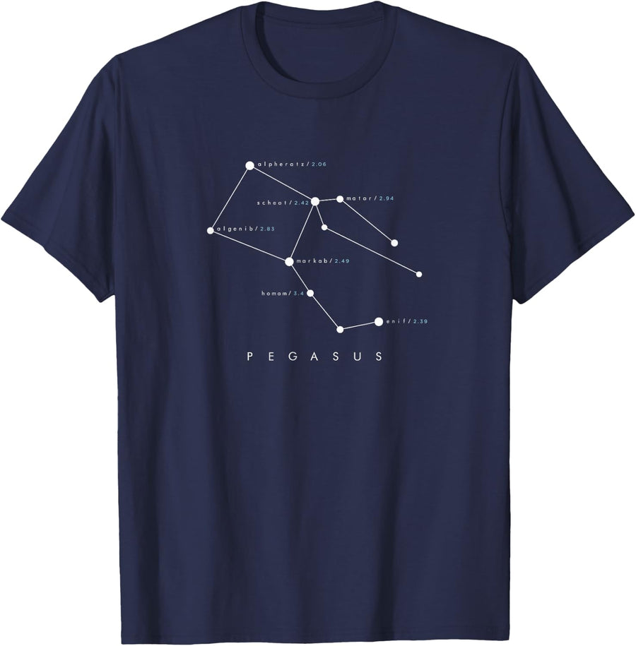 Pegasus Constellation T-Shirt T-Shirt - Navy Blue