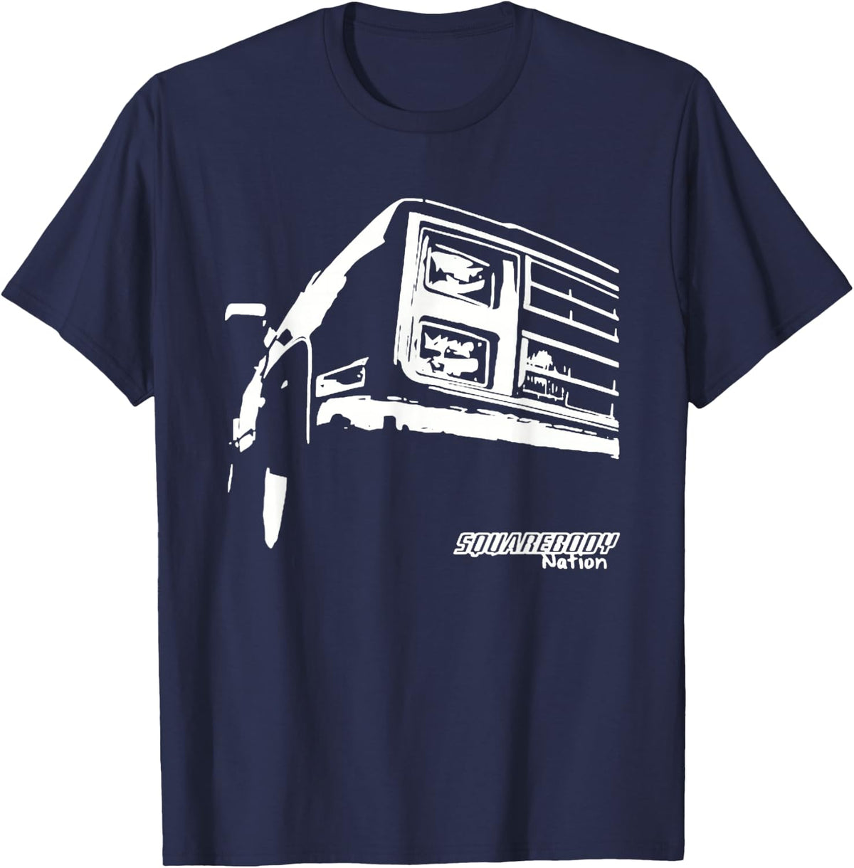 Square Body Nation Tees - Squarebody - Truck Lovers T-Shirt - Navy Blue