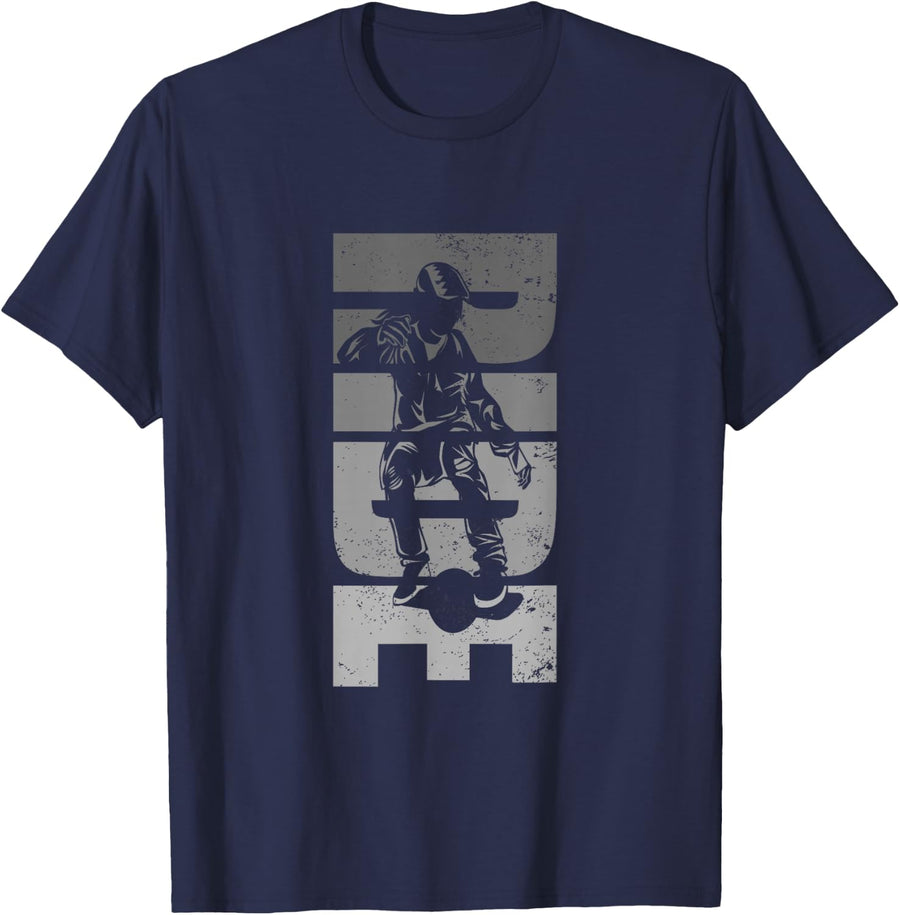 Ride One Wheel Float Electric Skateboard Owner Men Women Kid T-Shirt - Navy Blue