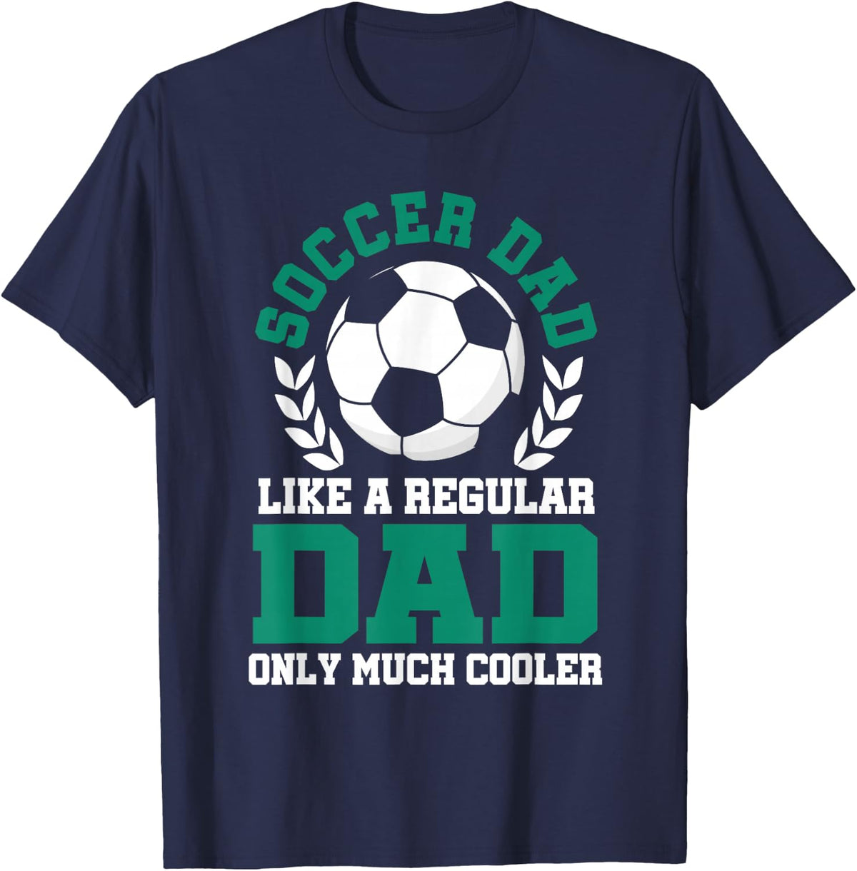 Mens Soccer Dad Soccer Dad Like Regular Funny Father Soccer T-Shirt - Navy Blue