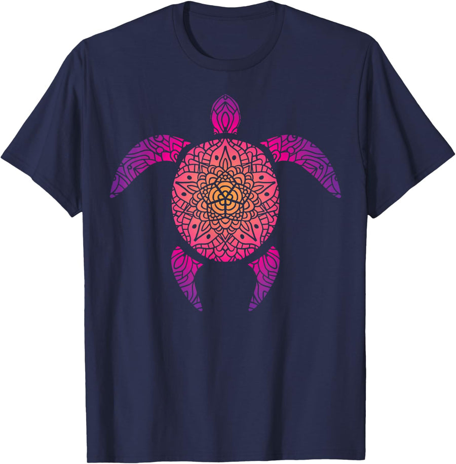 Sea Turtle Gift T-Shirt - Navy Blue