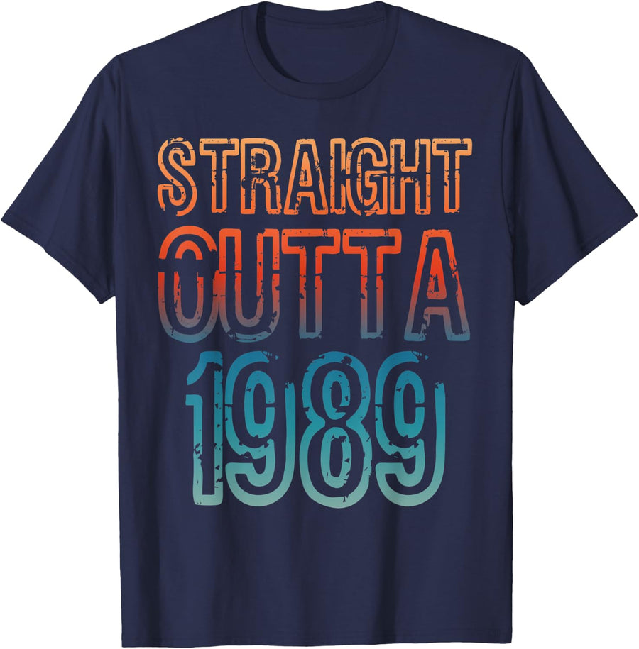 Straight Outta 1989. T-Shirt - Navy Blue