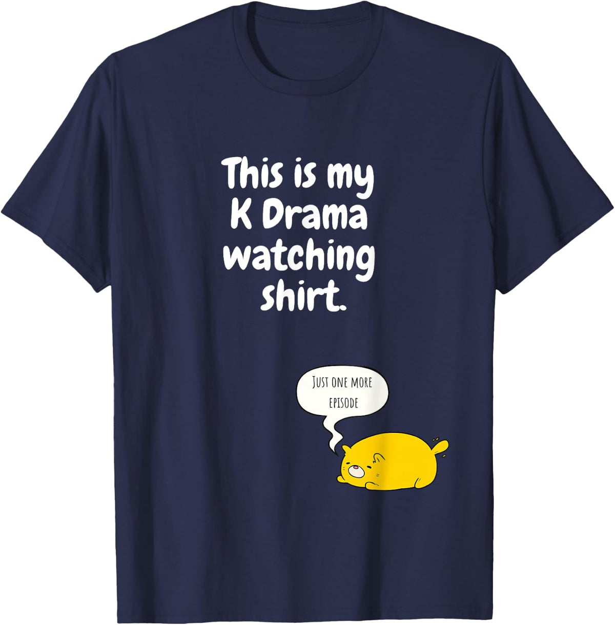 Kdrama Kpop Army Fan Bias Korean Drama Teen Gift T-Shirt - Navy Blue