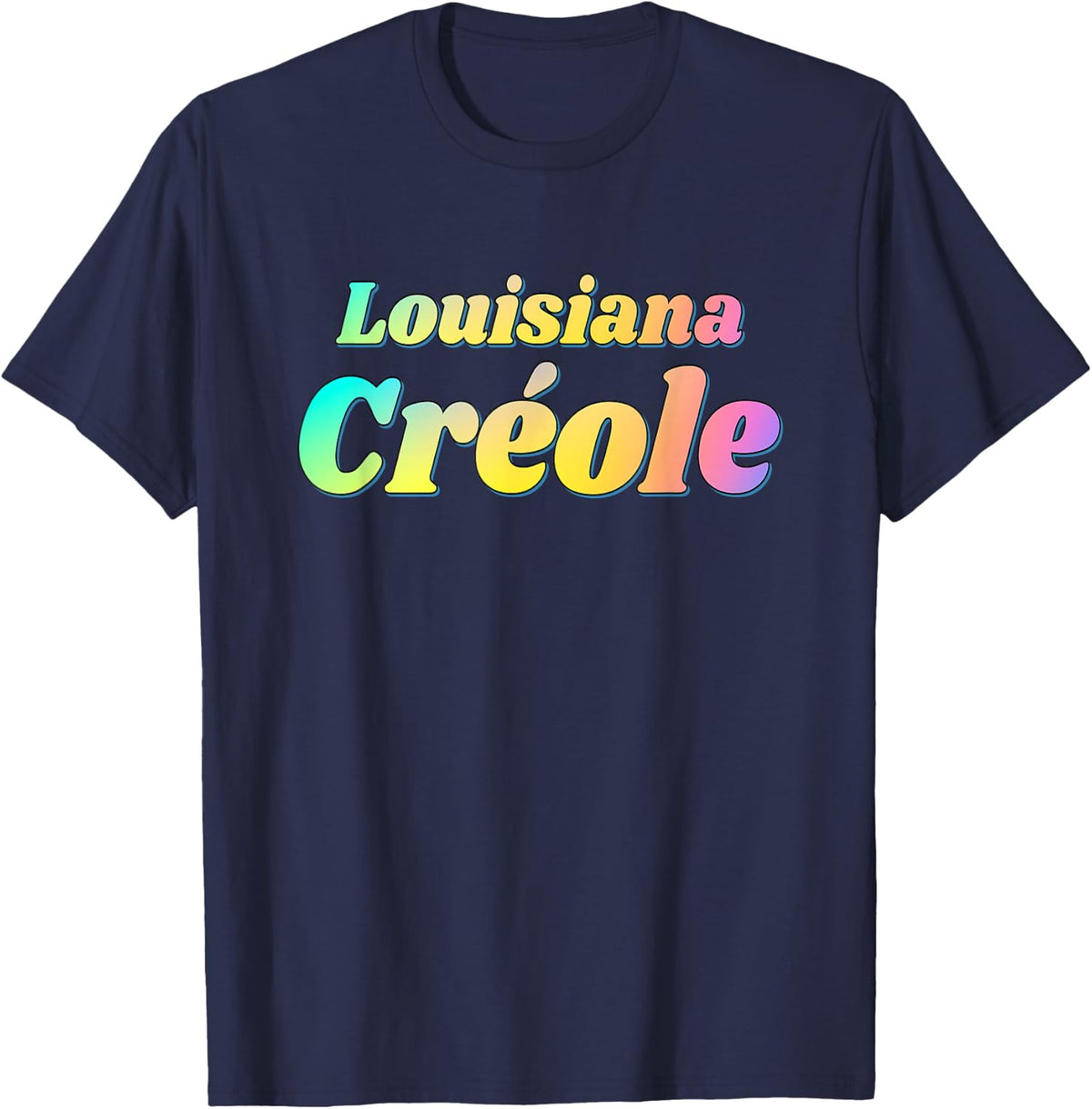 Louisiana Creole T-Shirt - Navy Blue