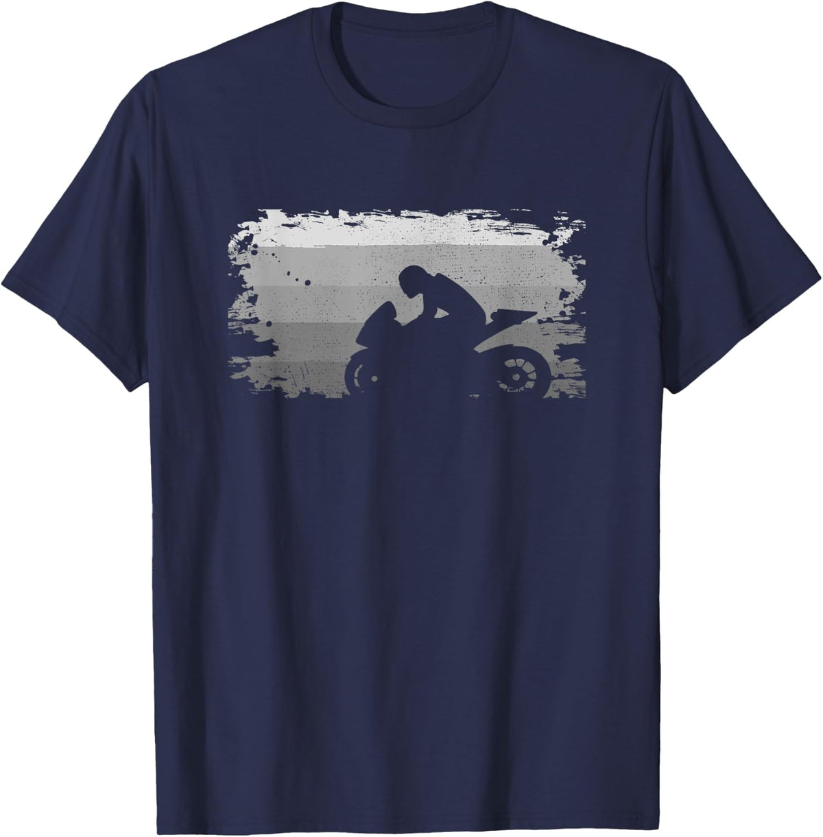 Motorcycle Apparel - Motorcycle T-Shirt - Navy Blue