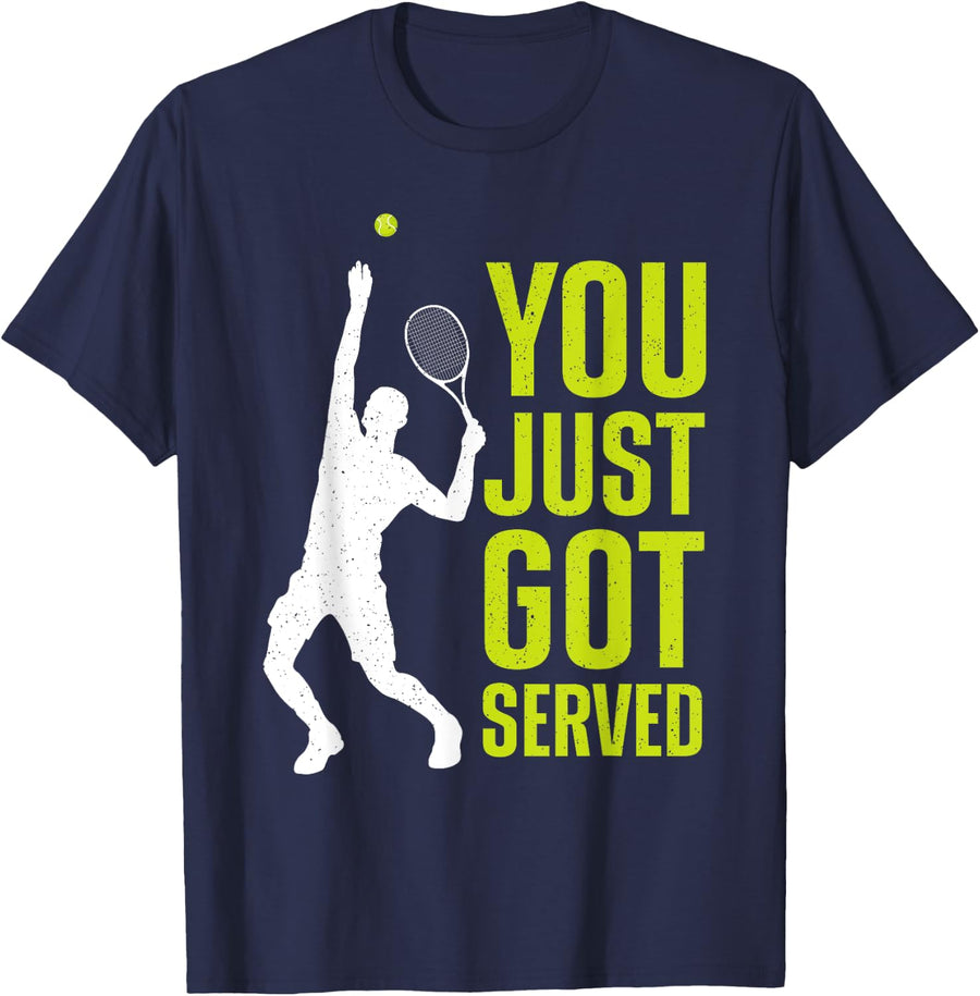 Funny Tennis Gift Tennis Lover Accessories & Stuff Unisex Tennis T-Shirt, Black, Small, Modern Novelty, V-Neck, Short