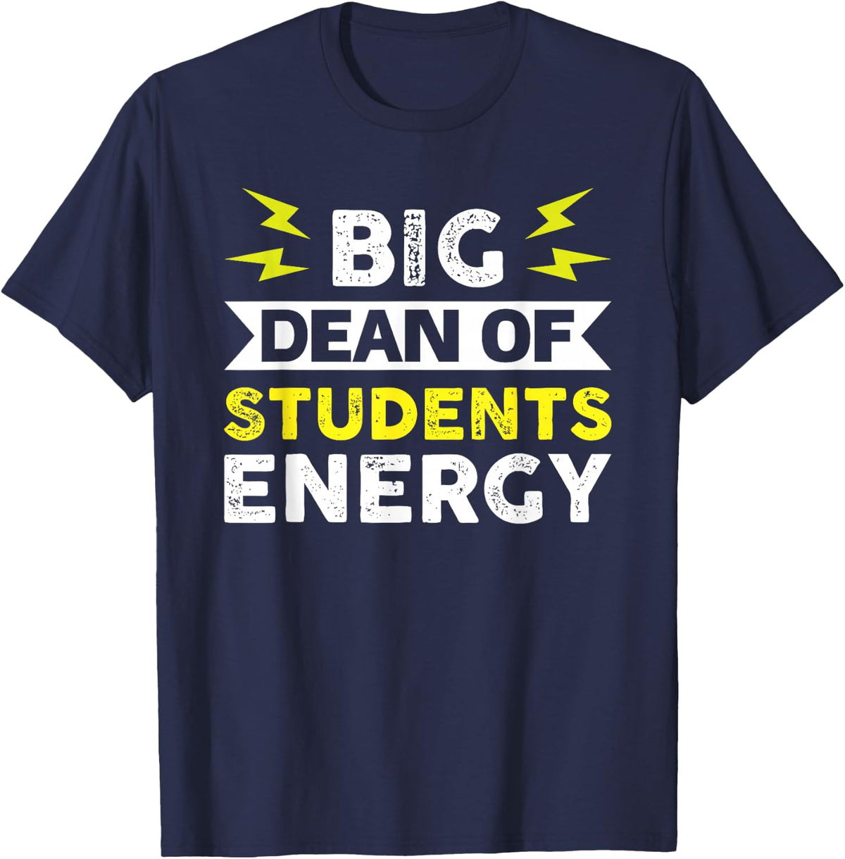 Large Dean of Students Energy T-Shirt - Navy Blue