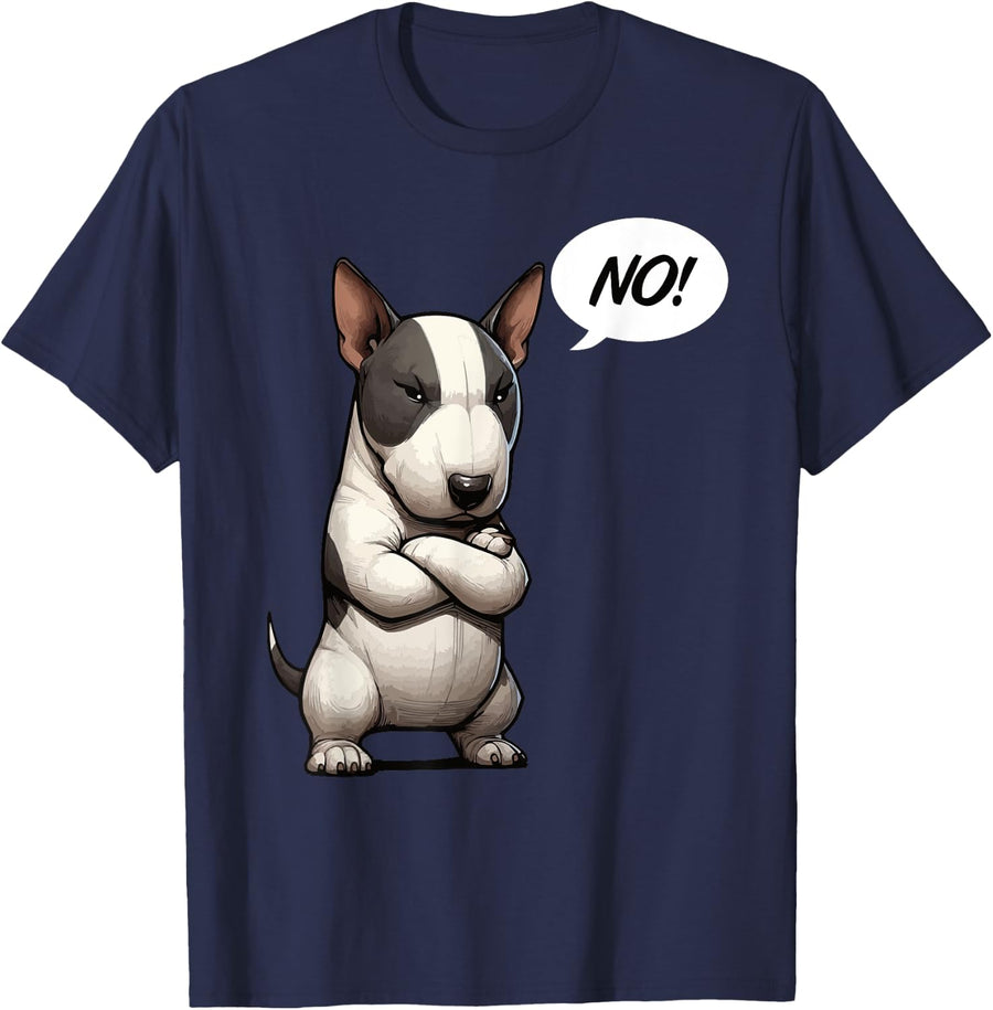 No Miniature Bullterrier bullterrierfan bullterrier owner T-Shirt - Navy Blue