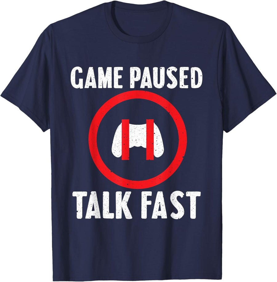 Funny Video Game For Men Women Video Gaming Player Gamer T-Shirt - Navy Blue