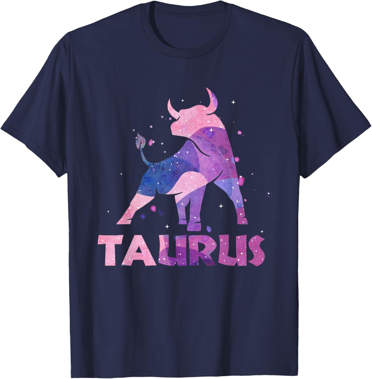 Taurus Zodiac Sign Astrology Horoscope Astrologer T-Shirt - Navy Blue