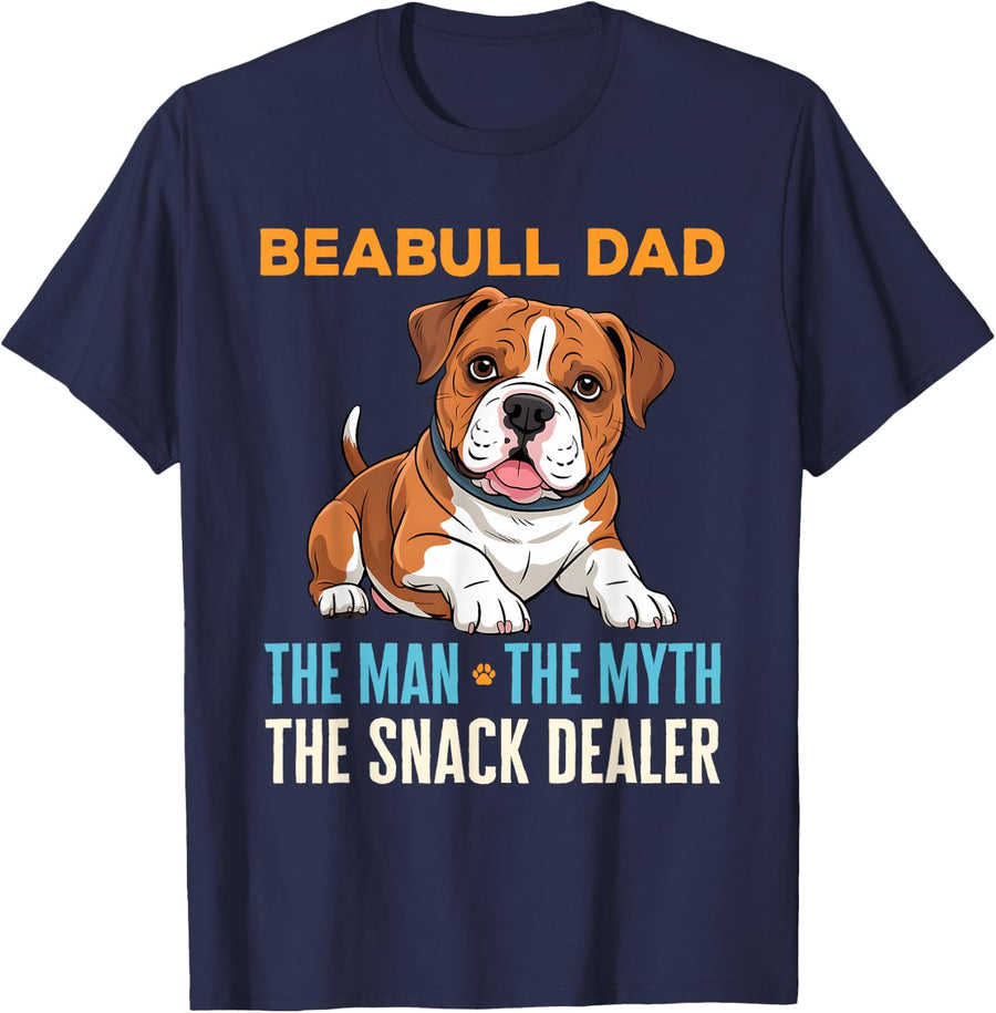 Beabull Dad T-Shirt - Navy Blue