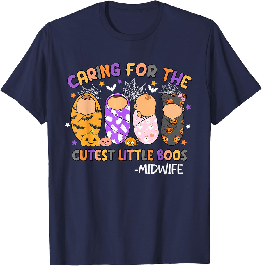 Halloween T-Shirt - Navy Blue