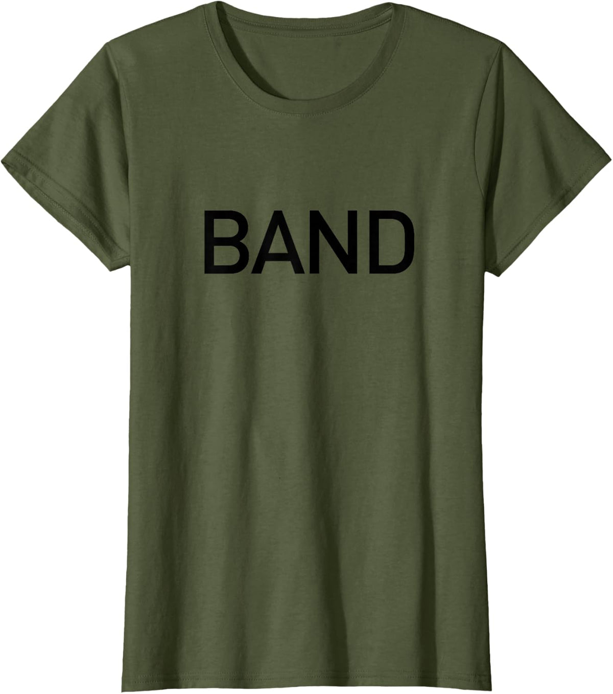 BAND tee T-Shirt - Olive Green