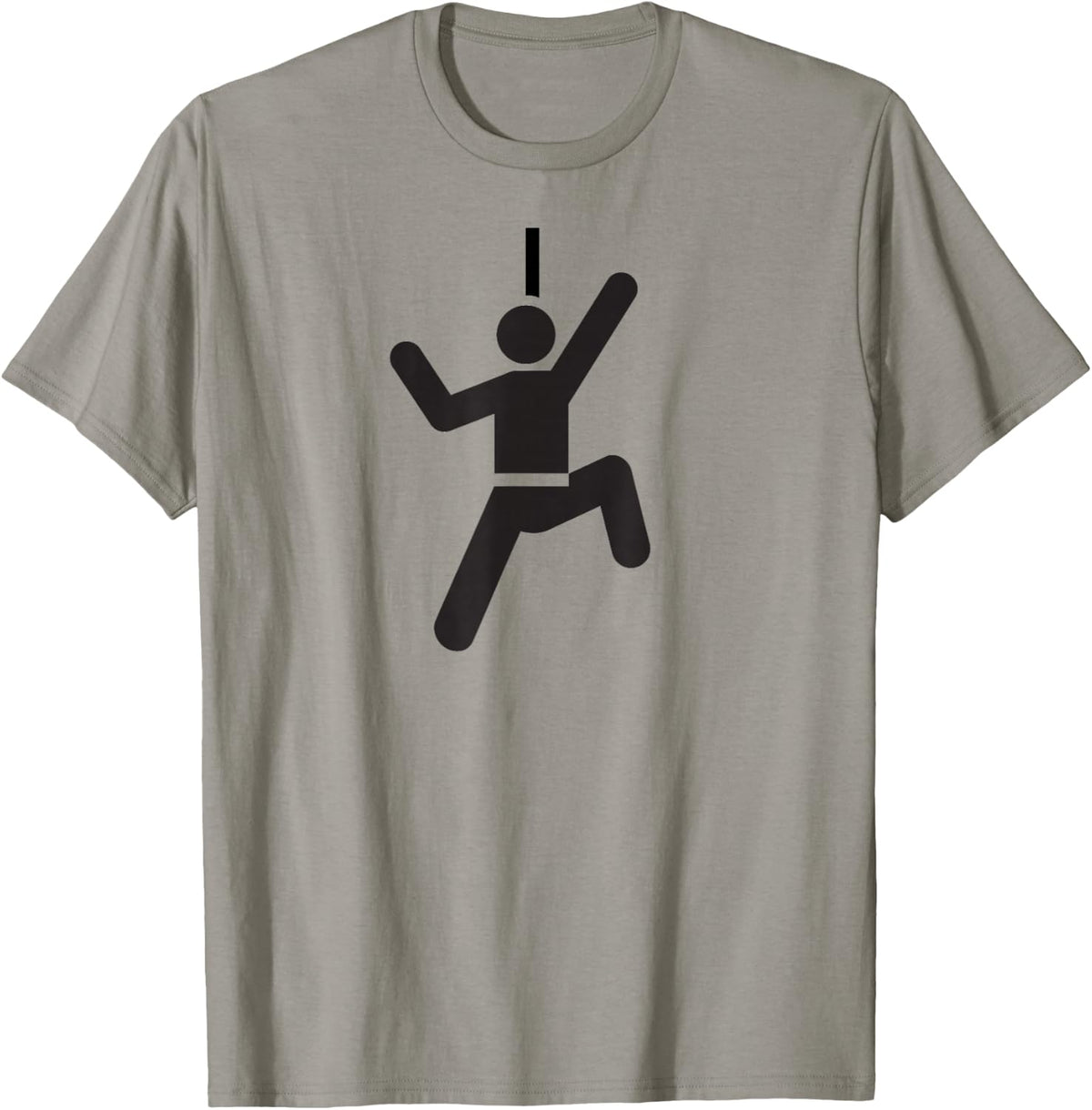 Rock Climbing Climber T-Shirt - Slate Grey