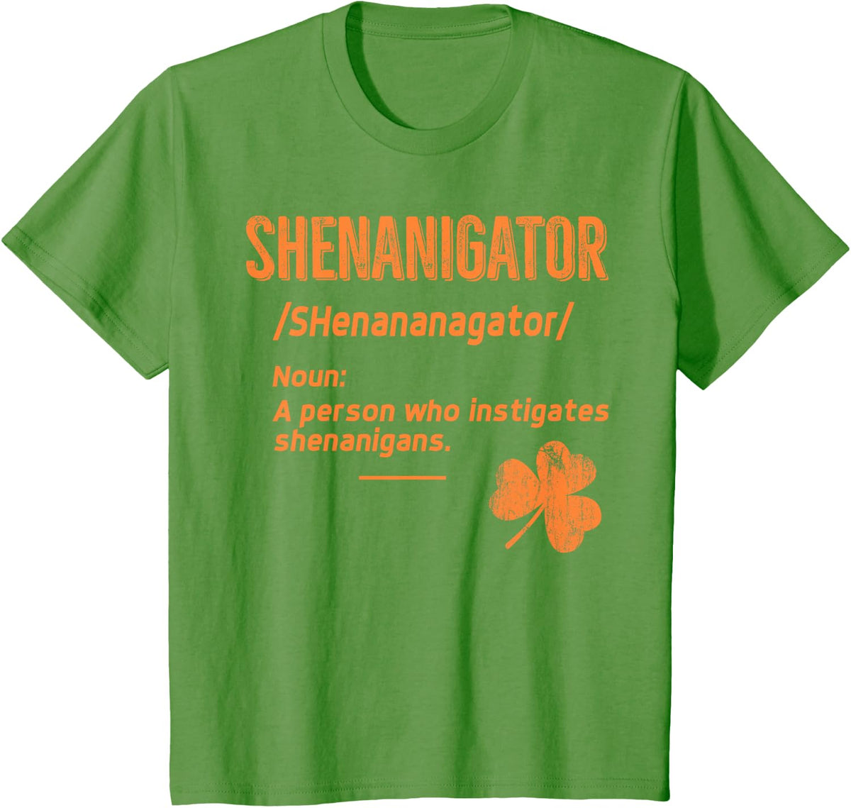 Shenanigans Funny Saint Patricks T-Shirt - Grass Green