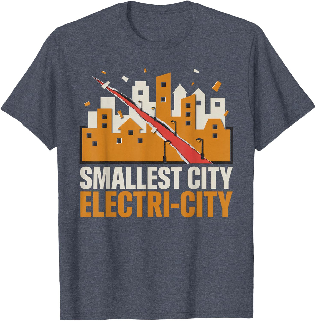 Electrician Electrical Engineer Tools Electricity T-Shirt - Heather Blue