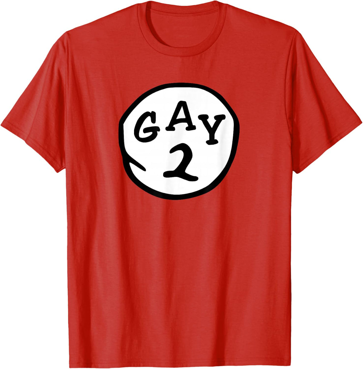 Gay 2 LGBTQ Pride Gay Men Gay Pride | Gay T-Shirt - Red