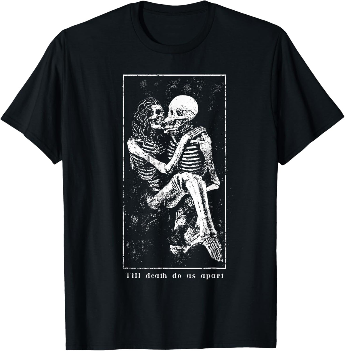 Alternative Clothes Aesthetic Goth - Till Death do us Apart T-Shirt - Black