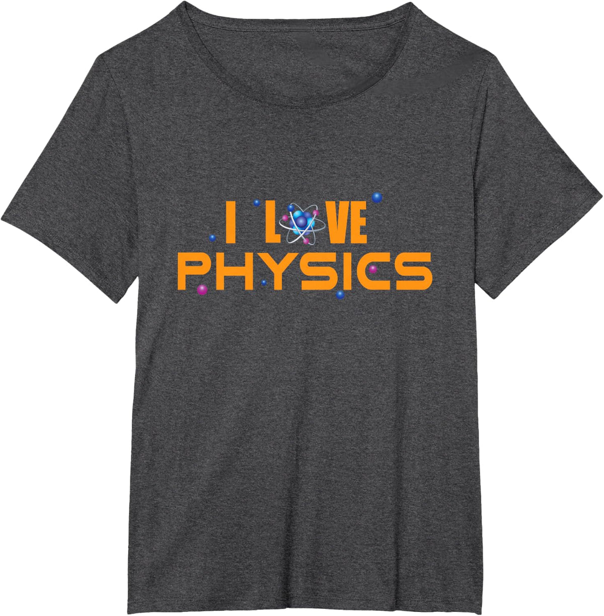 I love Physics Physics Physicist Nerd T-Shirt - Dark Heather Grey