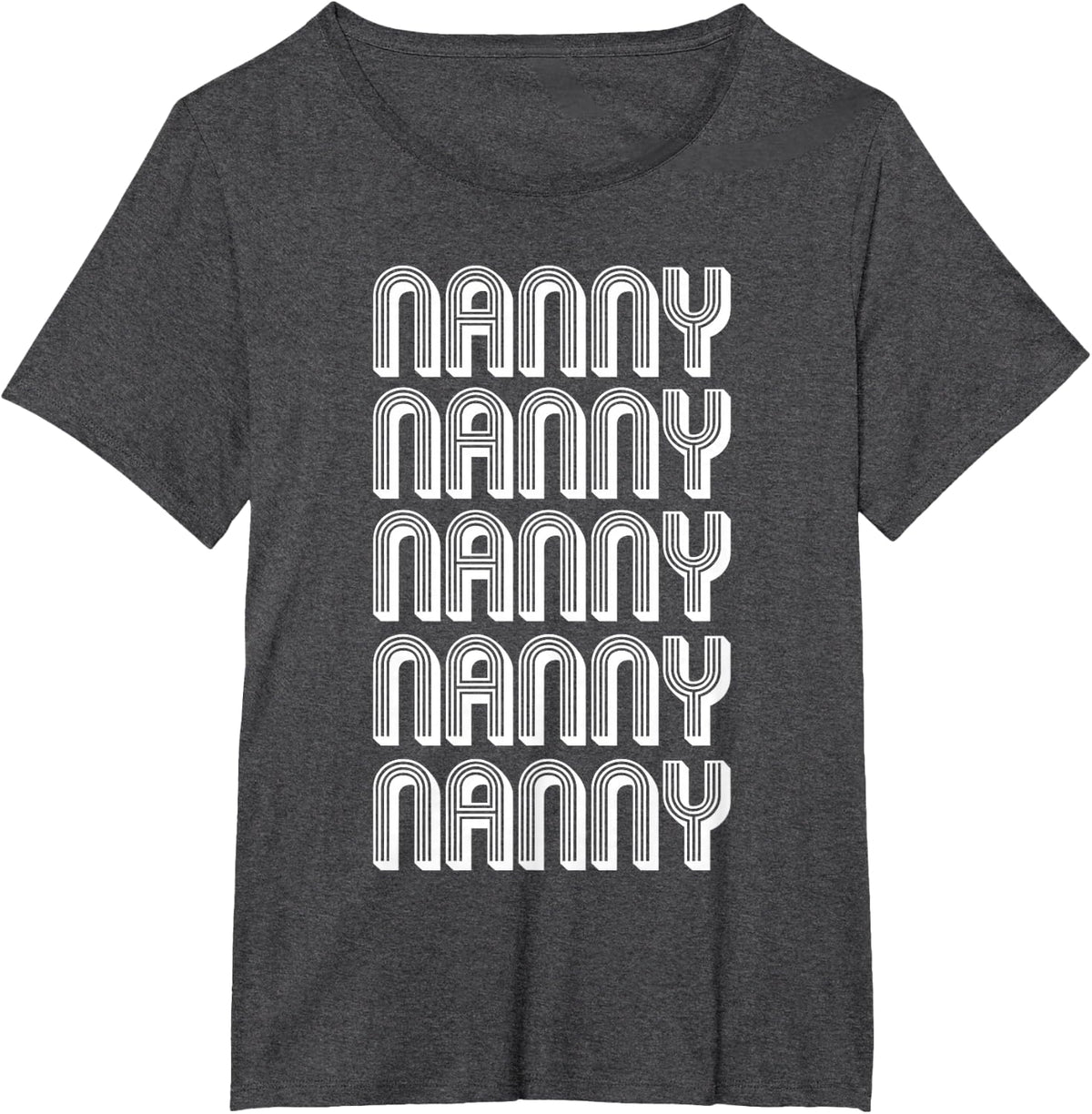 Professional Nanny T-Shirt - Dark Heather Grey