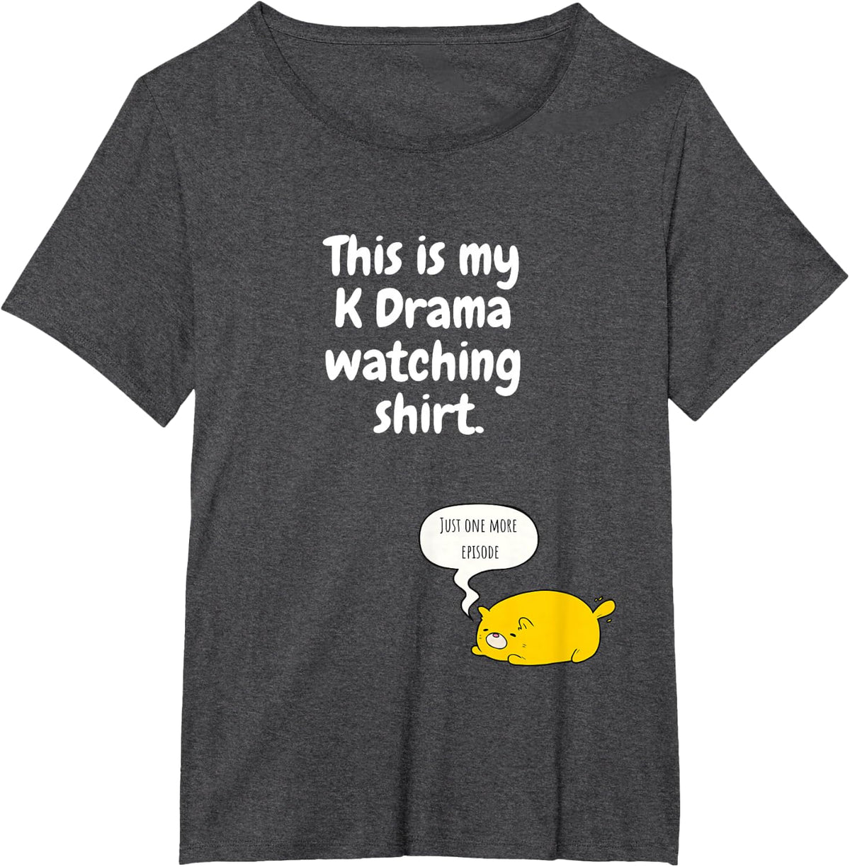 Kdrama Kpop Army Fan Bias Korean Drama Teen Gift T-Shirt - Dark Heather Grey