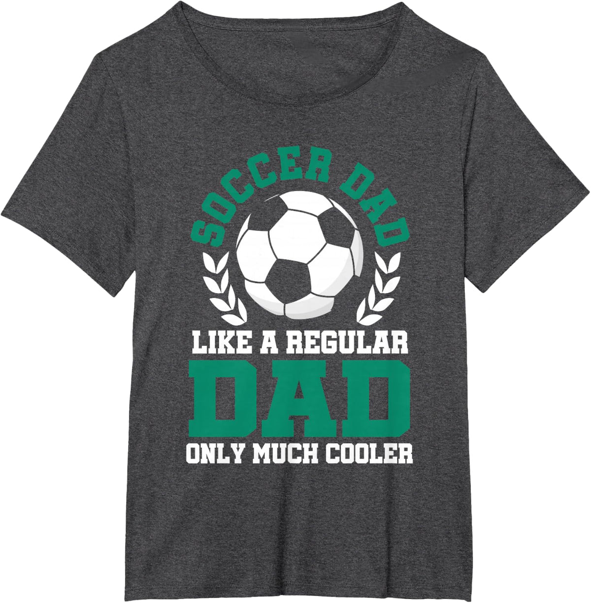 Mens Soccer Dad Soccer Dad Like Regular Funny Father Soccer T-Shirt - Dark Heather Grey