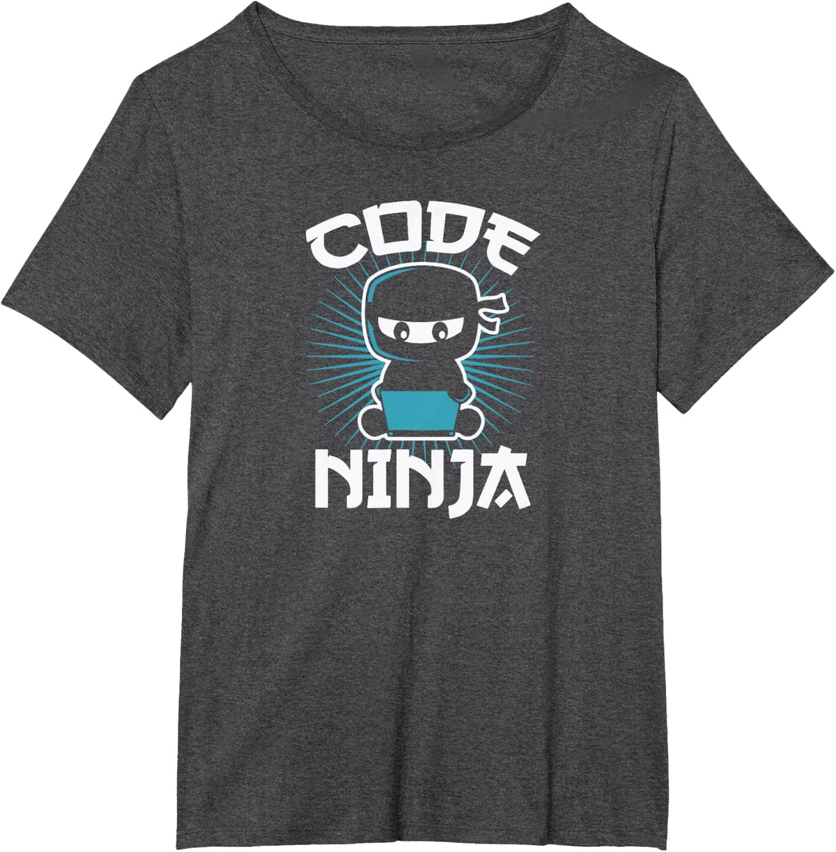 Code Ninja Programmer Coder Computer Programming Coding T-Shirt - Dark Heather Grey