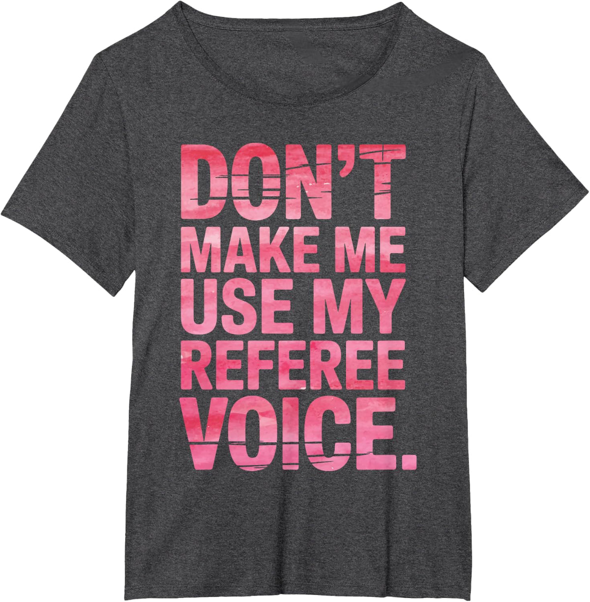 Funny Referee Art for Men Women Sports Ref Official Referee T-Shirt - Dark Heather Grey