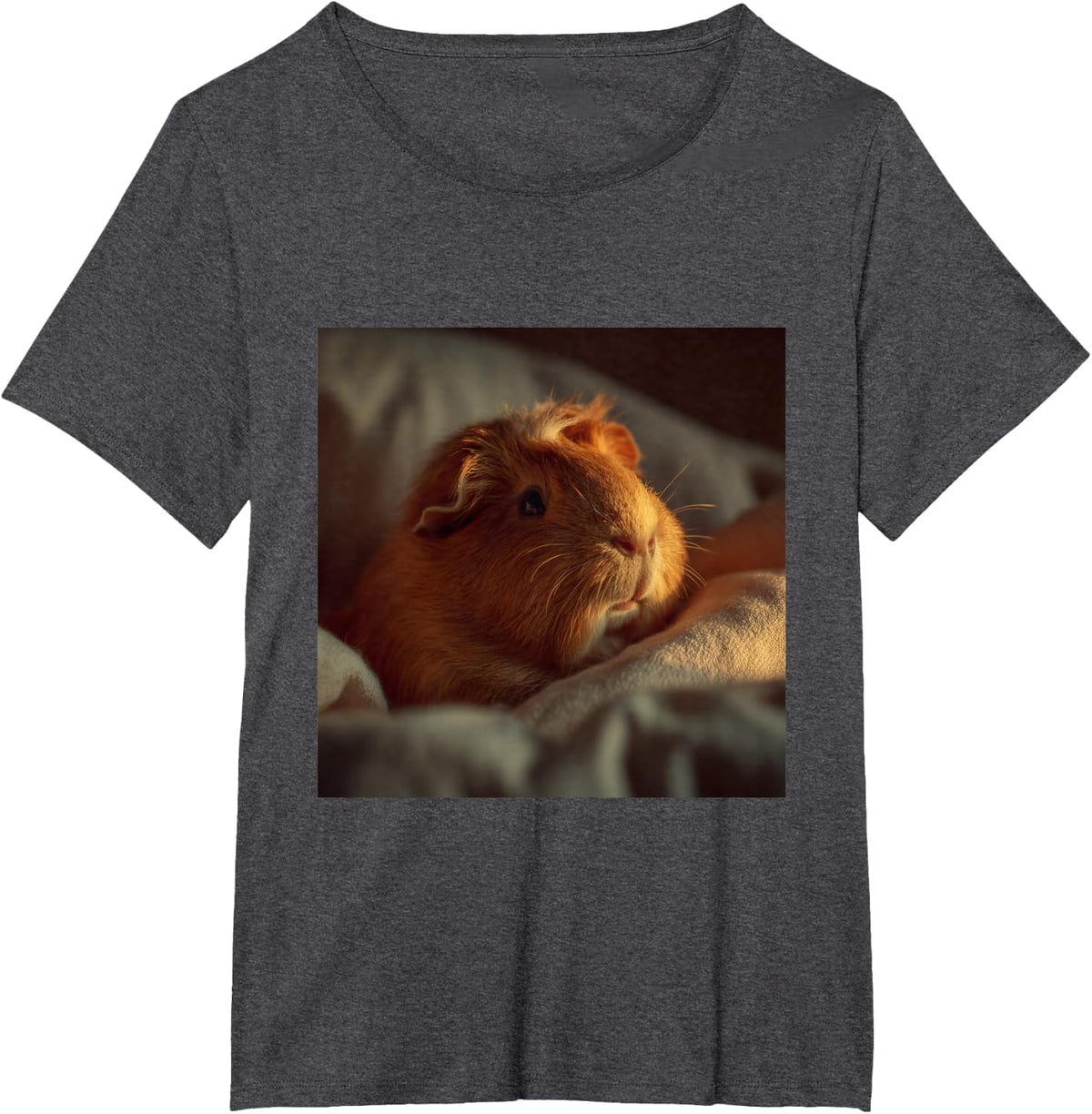 Cute Guinea Pig Lover Pet Rodent Animal T-Shirt - Dark Heather Grey