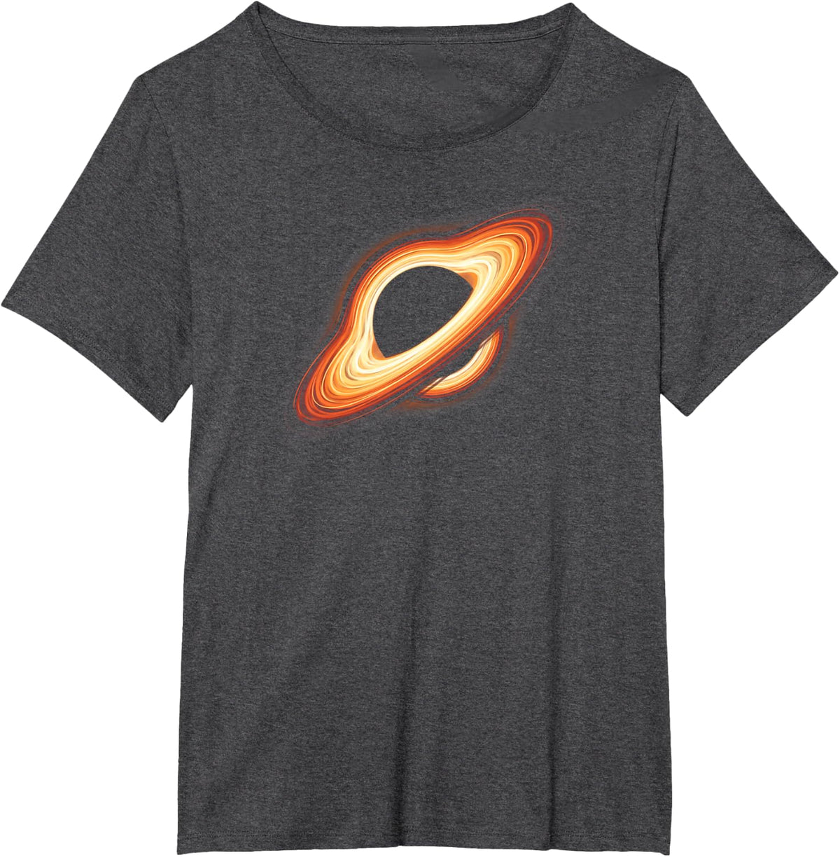 Black Hole Universe Physics Astrophysicist T-Shirt - Dark Heather Grey