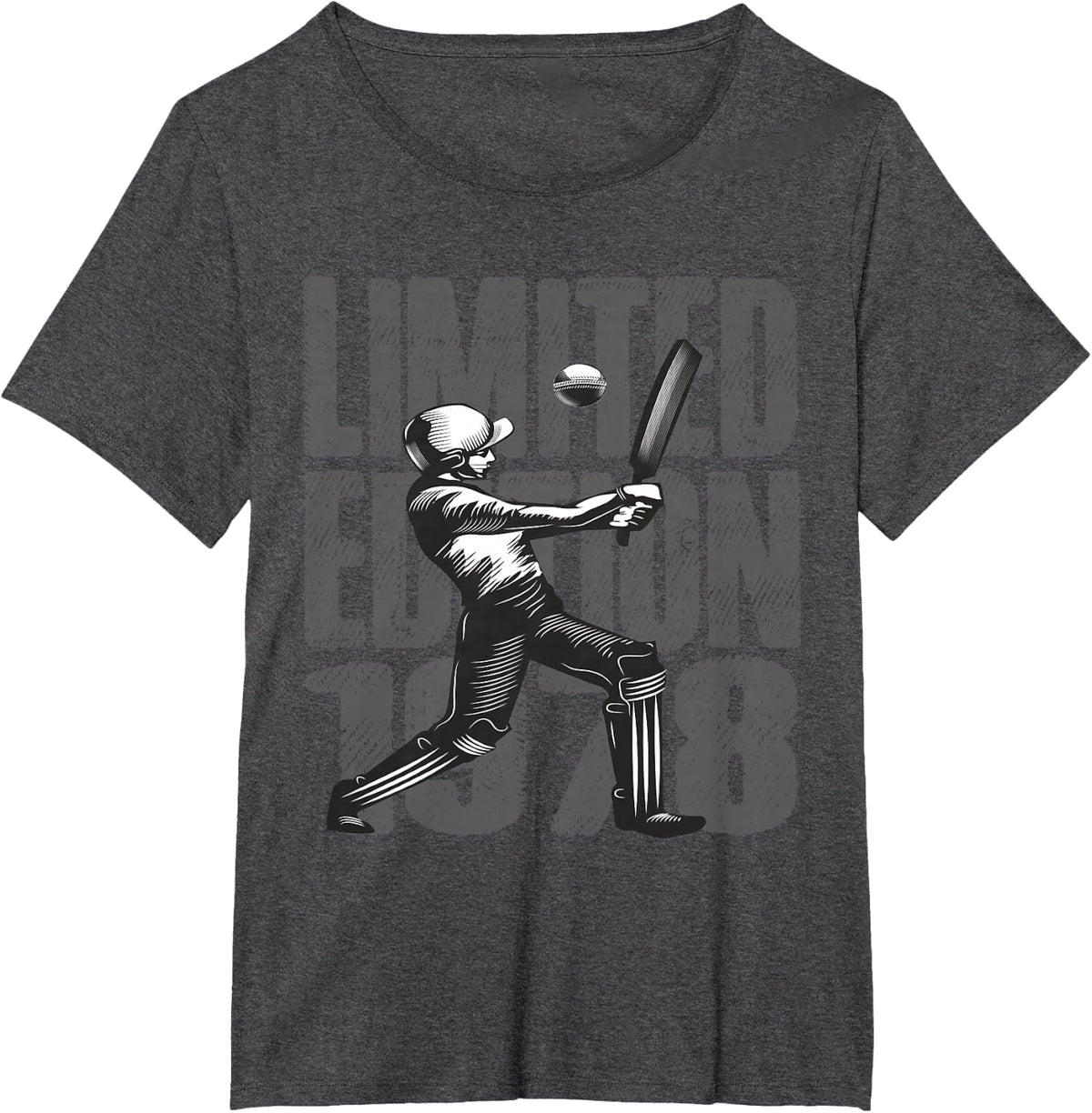 Limited Edition 1978 Limited Edition Cricket Geburtstag 1978 T-Shirt - Dark Heather Grey