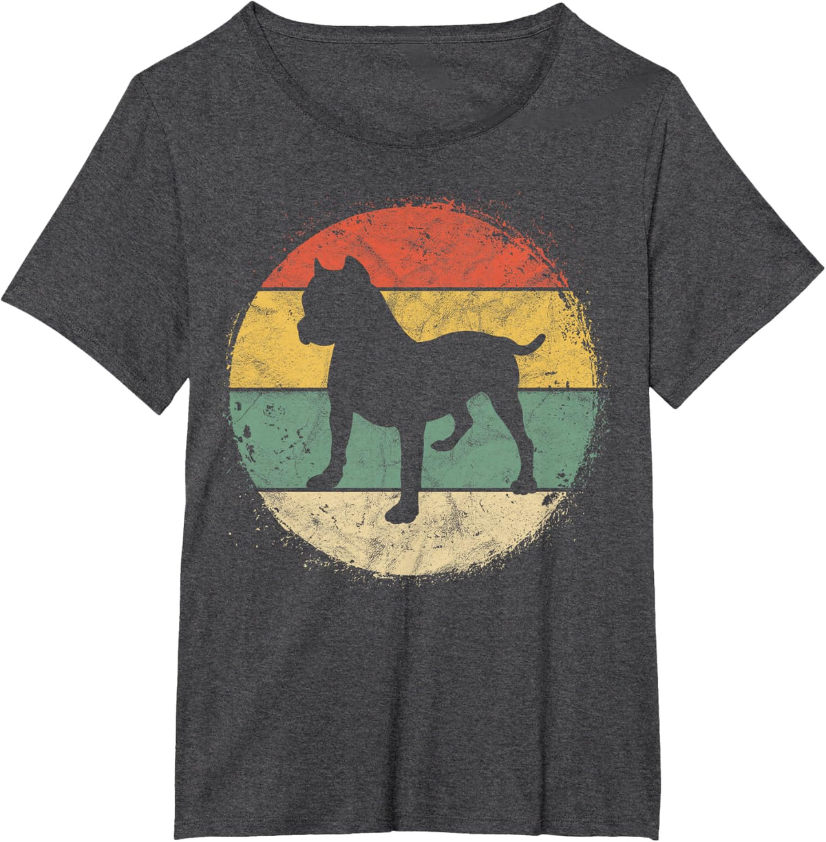 Vintage Pitbull Owner Gifts Dog Lover Clothes Unisex-Adults Black Retro Pitbull Owner Gift Dog Lover Pitbull Parent T-Shirt