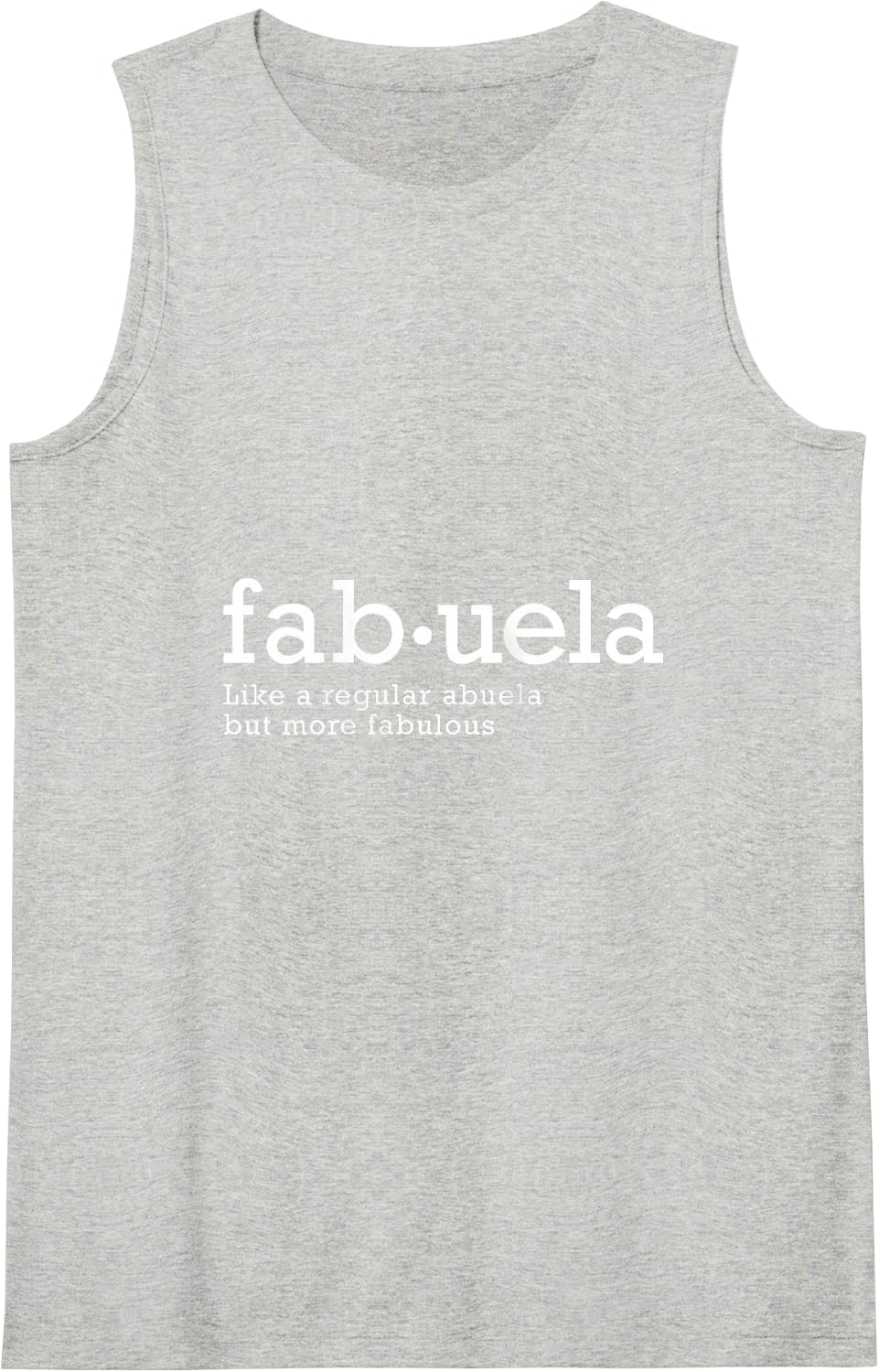 Fabuela Abuela Grandma Tank Top - Heather Grey