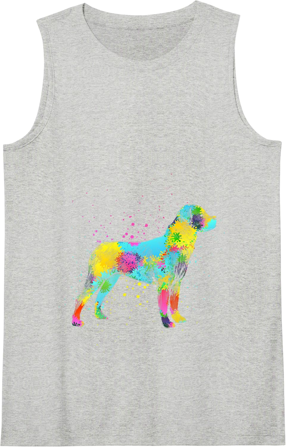 Dog Breed Gift Idea Dog Lover Rottweiler Tank Top - Heather Grey