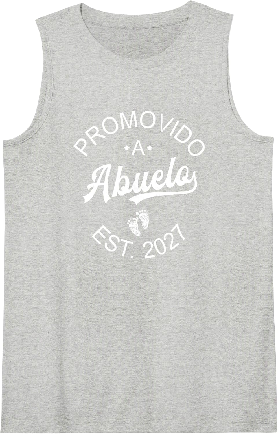 Promovido A Abuelo 2027 Spanish Grandpa Announcement Tank Top - Heather Grey