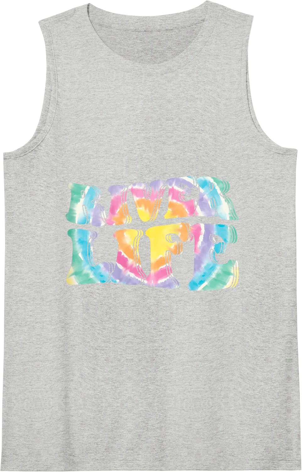River Life Tank Top - Heather Grey