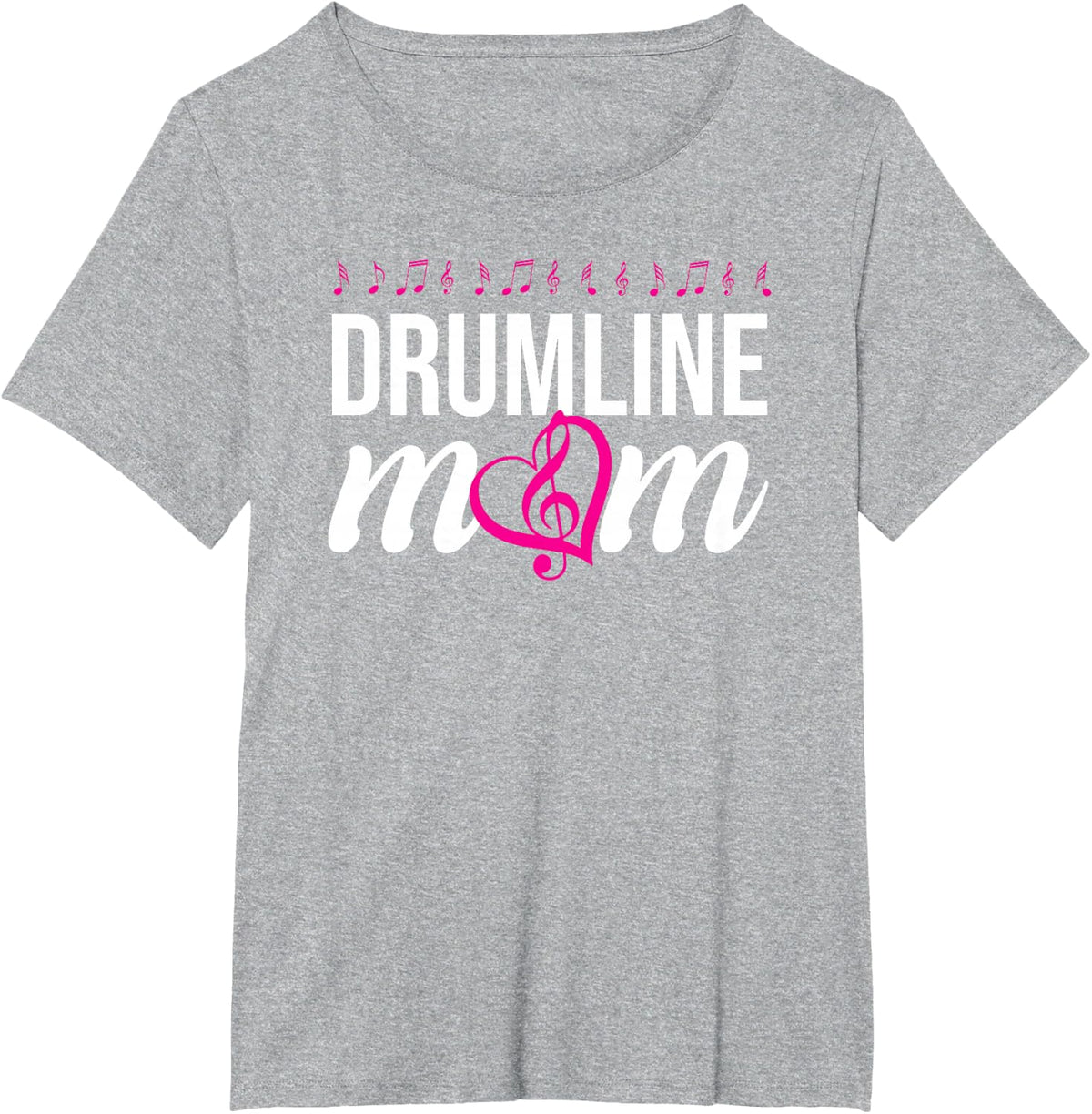 Marching Band Drum Corps Drumline Mom T-Shirt - Heather Grey