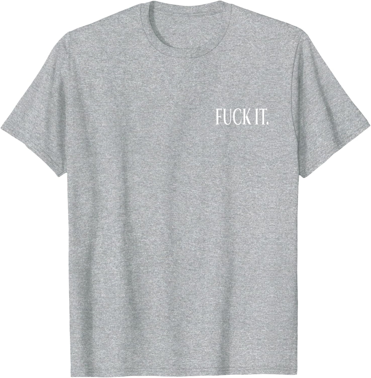 F It Period Dot Shirt T-Shirt - Heather Grey