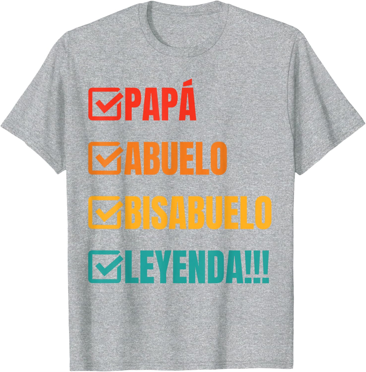 Bisabuelo, Anuncio de ser Bisabuelo T-Shirt - Heather Grey