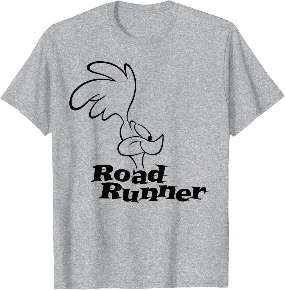 Road Runner Logo Profile T-Shirt - Heather Grey