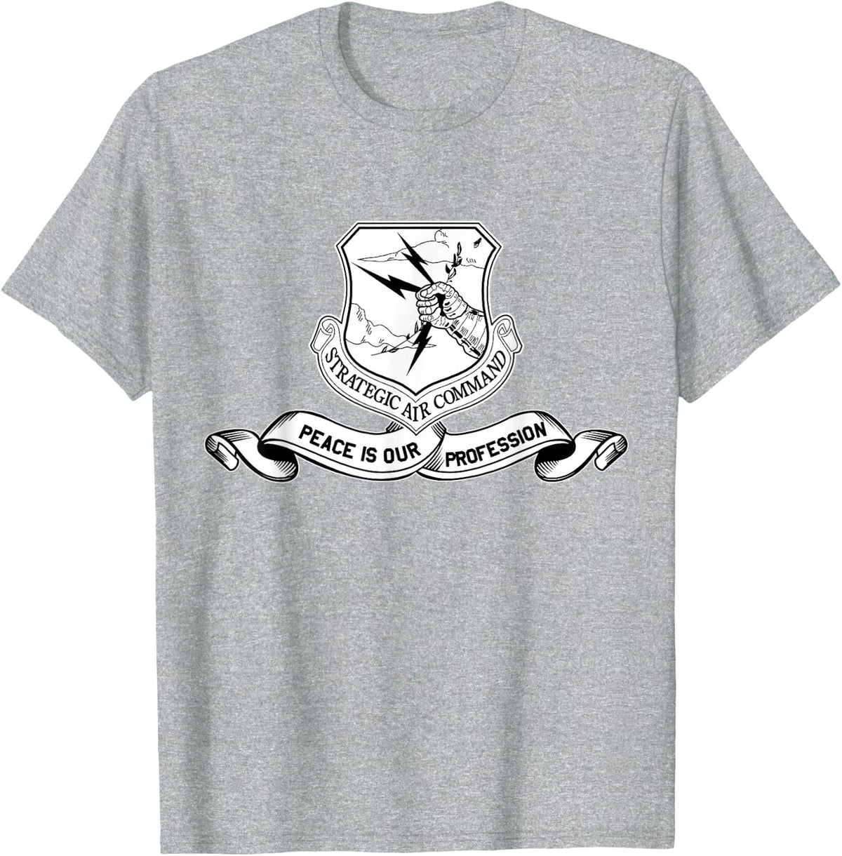 U.S.A.F Strategic Air Command SAC Veteran Vintage Gifts T-Shirt - Heather Grey