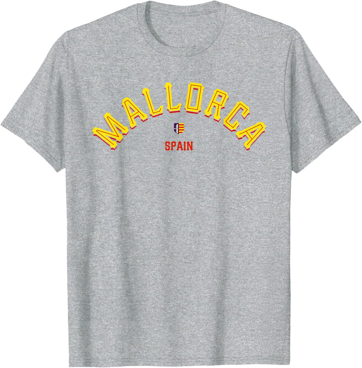 Mallorca Spain tshirt - Majorca Spanish Island tee T-Shirt - Heather Grey