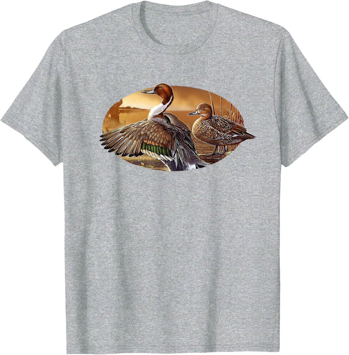 Pintail Duck shirt T-Shirt - Heather Grey