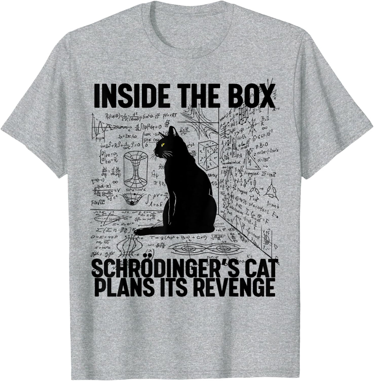 Schrodinger's Cat Plans Its Revenge T-Shirt - Heather Grey